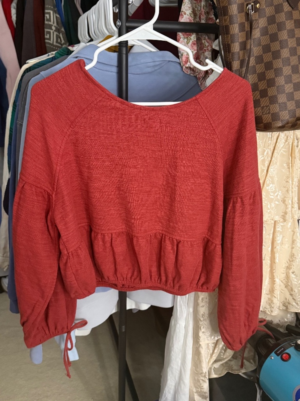 Red/Orange Long Sleeve top from Aerie Size S.
